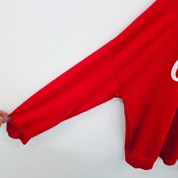 Coca Cola 2XL Red Graphic Crewneck Sweatshirt Logo Pullover Casual Streetwear - Picture 7 of 13